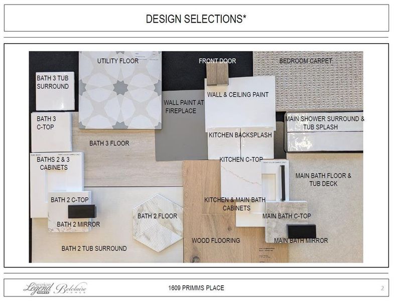 Design selections - Representative photo Design selections - Representative photo