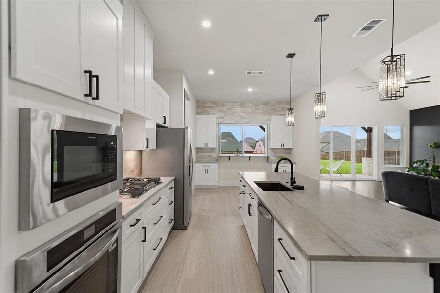 Furnished interior view inside a new home in , Forney (Image 4).