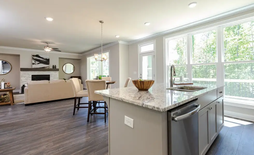Mansfield Home Design Kitchen and Family Room Mansfield Home Design Kitchen and Family Room