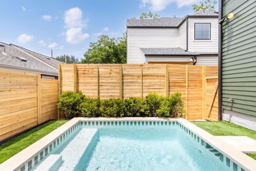 Exterior details and patio area of a home in , Austin (Image 27).