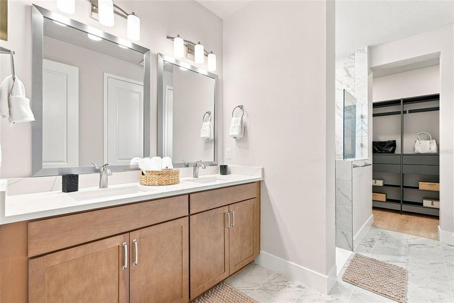 Furnished interior view inside a new home in SeaFlower – Bungalow Homes, Bradenton (Image 28).