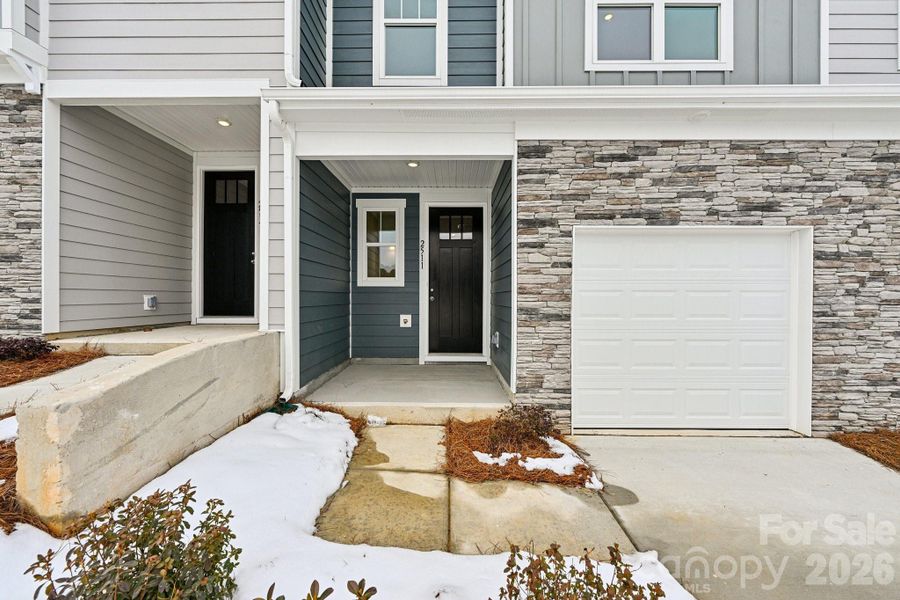 Exterior details and patio area of a home in Ruby Dixon Crossing, Gastonia (Image 3).