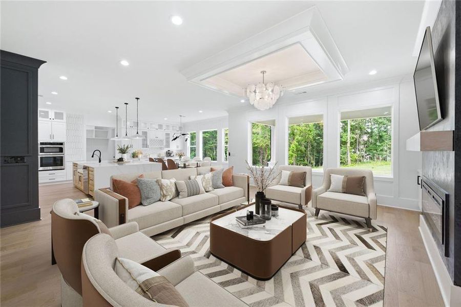 Furnished interior view inside a new home in , Lawrenceville (Image 33).