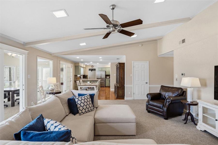 Furnished interior view inside a new home in , Holly Lake Ranch (Image 18).