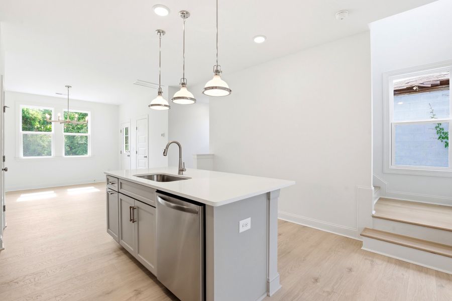 Representative furnished interior of a home built from the The Lofton by RobuckHomes in Downtown Wilmington Collective, Wilmington (Image 14).