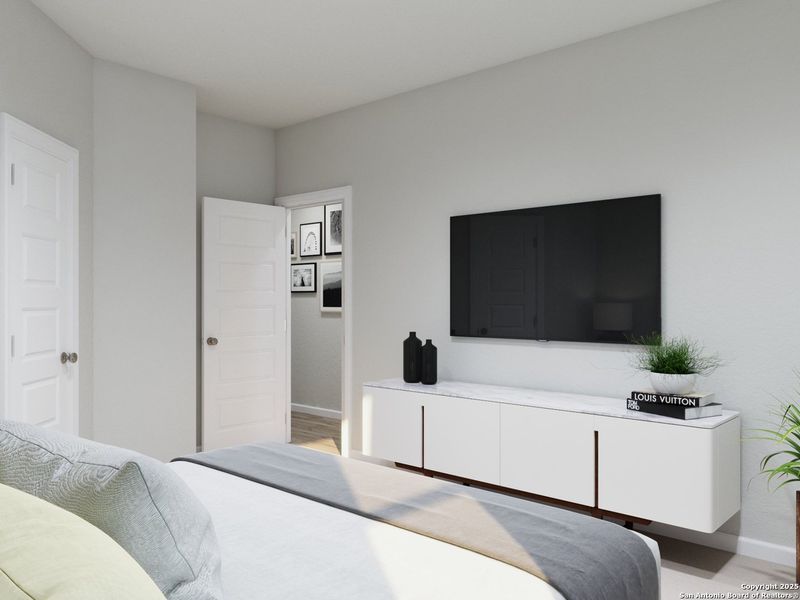 Furnished interior view inside a new home in Katzer Ranch, Converse (Image 12).