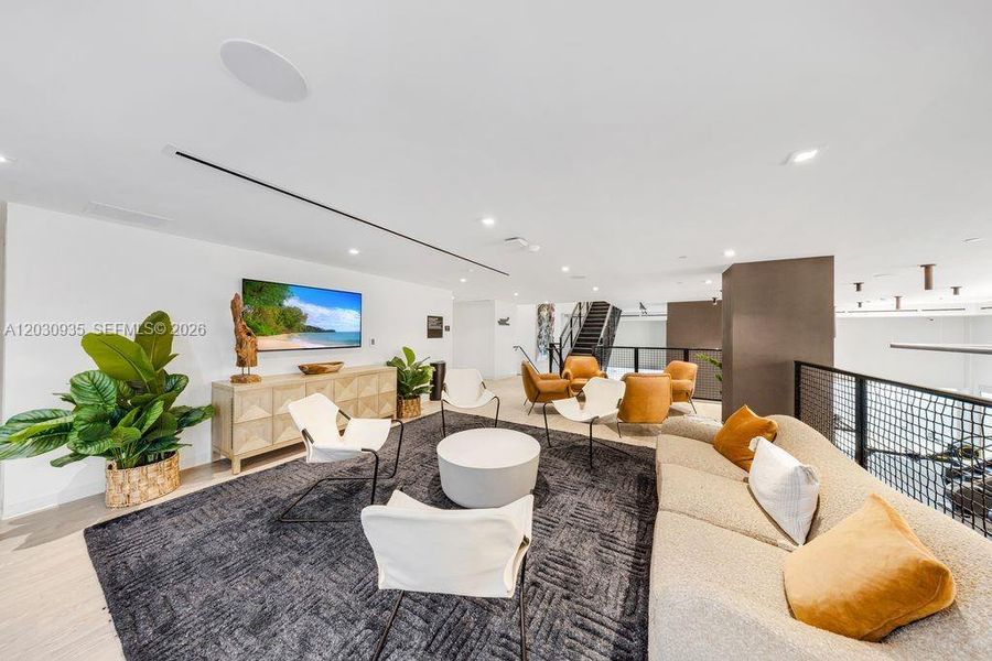 Furnished interior view inside a new home in , Miami (Image 31).