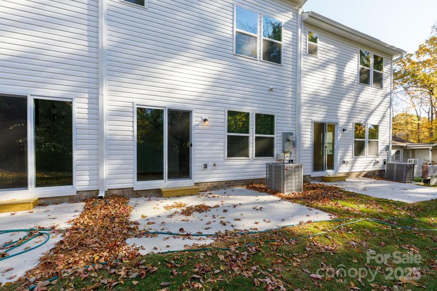 Exterior details and patio area of a home in , Charlotte (Image 19).