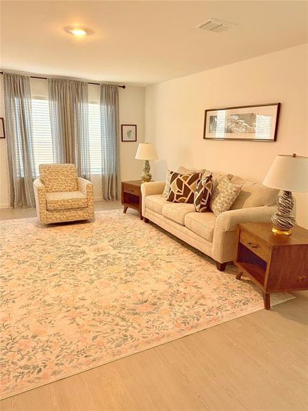 Furnished interior view inside a new home in Wildcat Ranch, Crandall (Image 12).