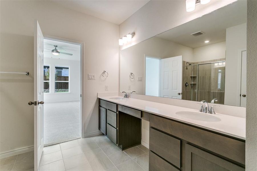 Furnished interior view inside a new home in The Preserve Estates, Justin (Image 6).