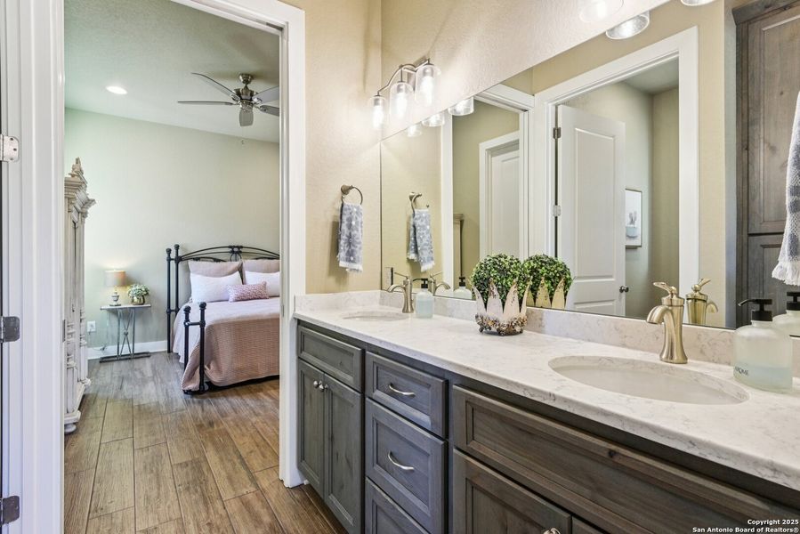 Furnished interior view inside a new home in , Spring Branch (Image 22).