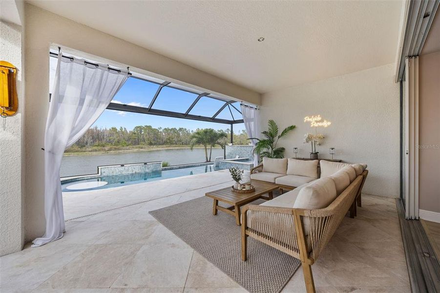 Exterior details and patio area of a home in , Wesley Chapel (Image 43). Exterior details and patio area of a home in , Wesley Chapel (Image 43).