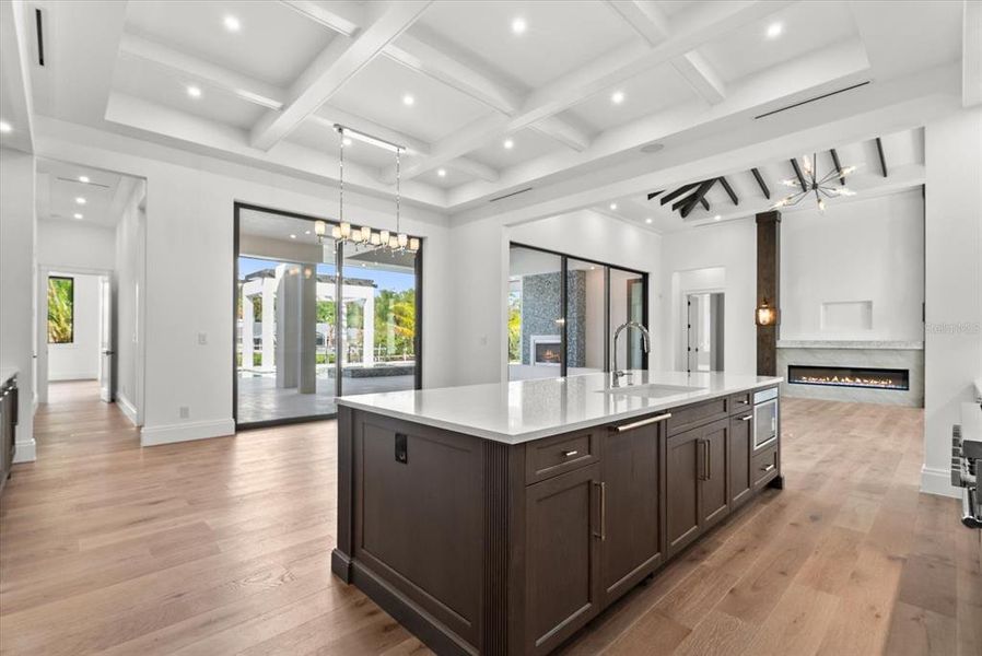 Furnished interior view inside a new home in , Sarasota (Image 19).