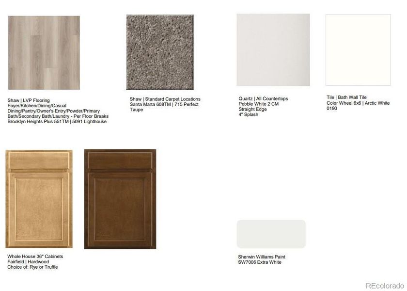 3339 N Denali Street design selections! This home is currently under construction and selections are subject to change.