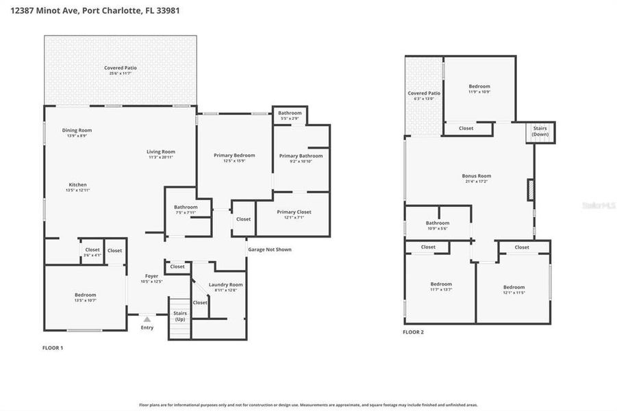 2D floor plan layout of this home in , Port Charlotte, FL (Image 4).