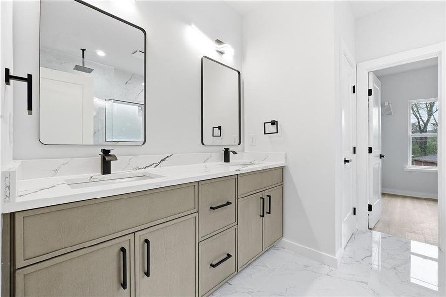 Furnished interior view inside a new home in , Atlanta (Image 11).