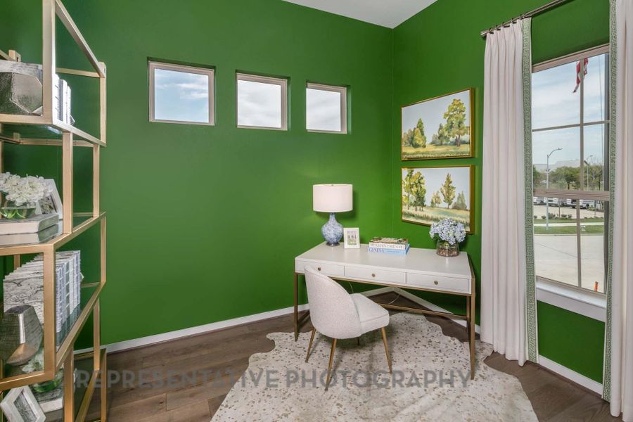 Furnished interior view inside a new home in , Cypress (Image 26).