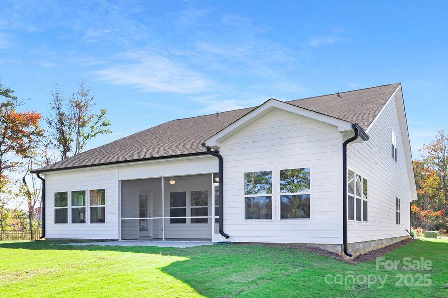 Exterior details and patio area of a home in , Monroe (Image 3). Exterior details and patio area of a home in , Monroe (Image 3).