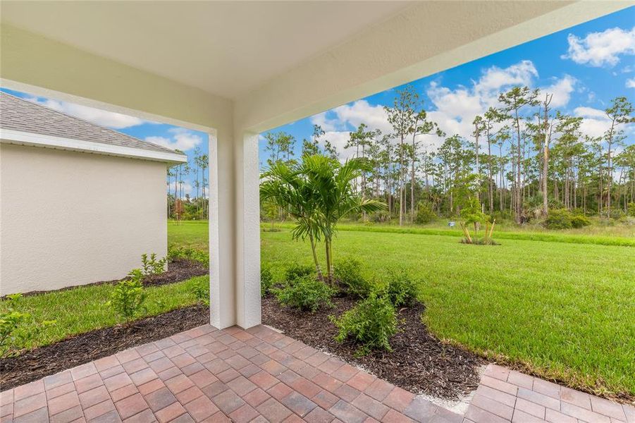 Exterior details and patio area of a home in Seagrass, Punta Gorda (Image 3).