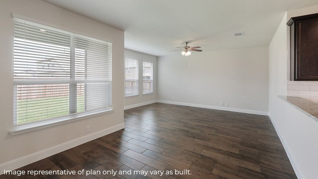 Representative unfurnished interior of a home built from the The Blanco by D.R. Horton in Steele Creek, Cibolo (Image 69).
