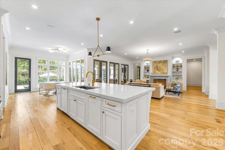 Furnished interior view inside a new home in , Charlotte (Image 17). Furnished interior view inside a new home in , Charlotte (Image 17).