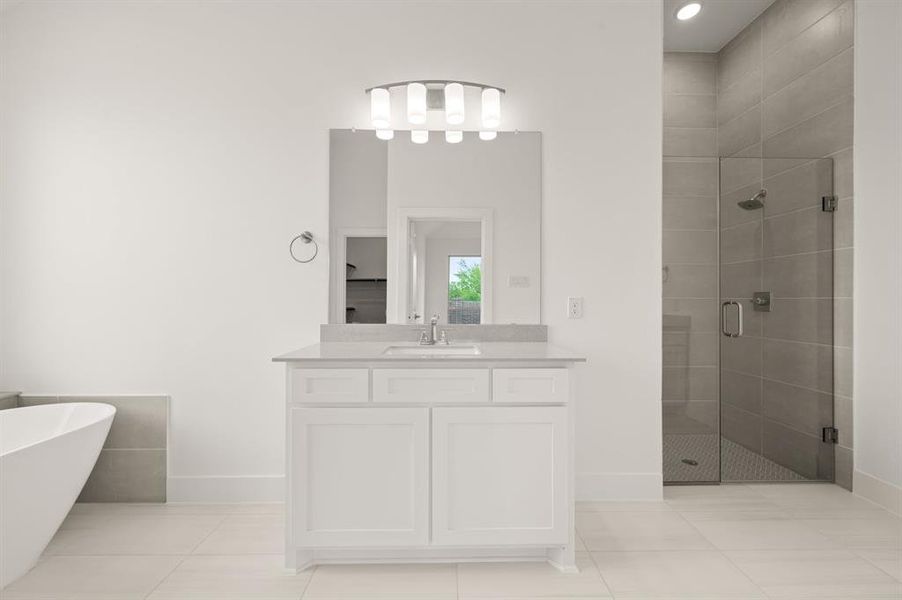 Furnished interior view inside a new home in Westside Preserve, Midlothian (Image 12).