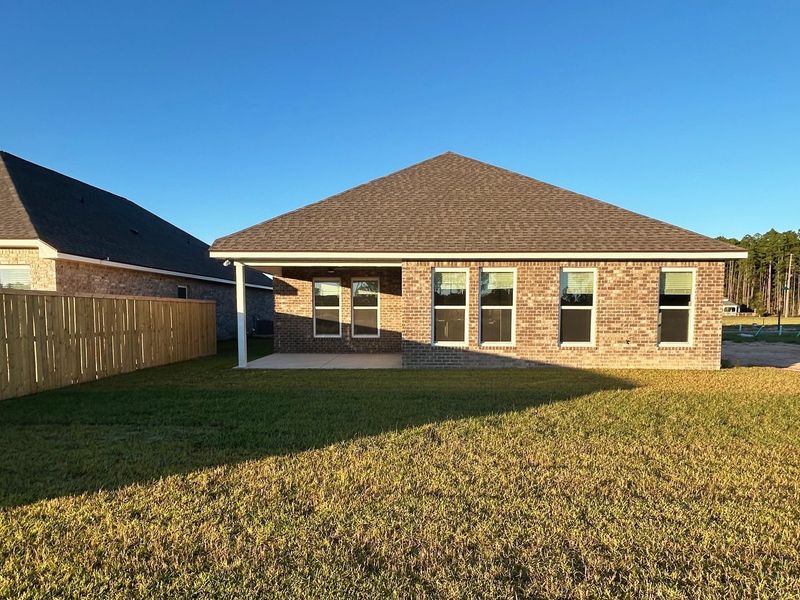 Exterior details and patio area of a home in Natureview, Freeport (Image 3). Exterior details and patio area of a home in Natureview, Freeport (Image 3).