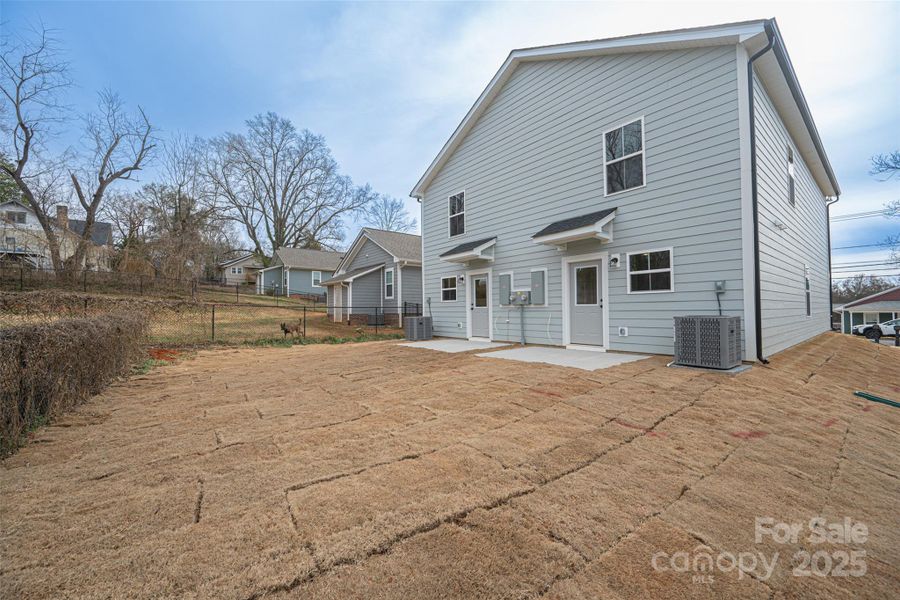 Exterior details and patio area of a home in , Hickory (Image 4).