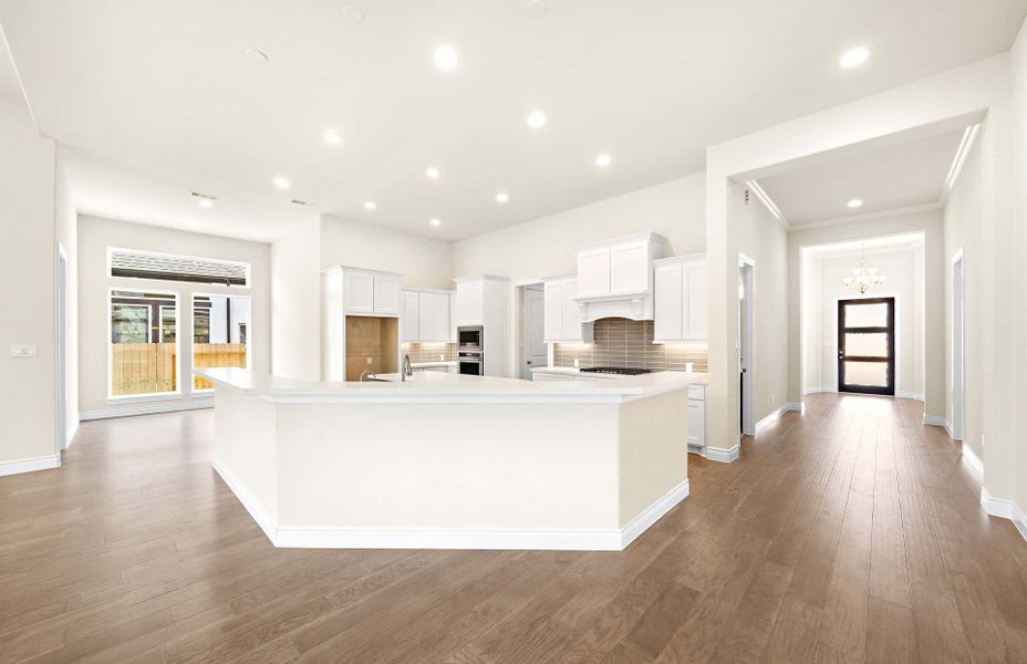 Representative furnished interior of a home built from the 3030AU by Ravenna Homes in Audubon 60′, Magnolia (Image 9).