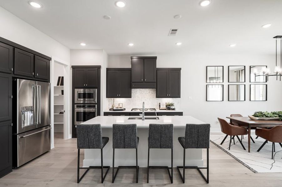 Representative furnished interior of a home built from the Goldeneye by Tri Pointe Homes in Cascade at Azalea Trails, Cypress (Image 11). Representative furnished interior of a home built from the Goldeneye by Tri Pointe Homes in Cascade at Azalea Trails, Cypress (Image 11).