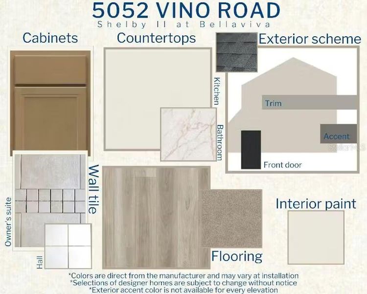 Sample of building materials used in homes in Bellaviva, Auburndale (Image 4). Sample of building materials used in homes in Bellaviva, Auburndale (Image 4).