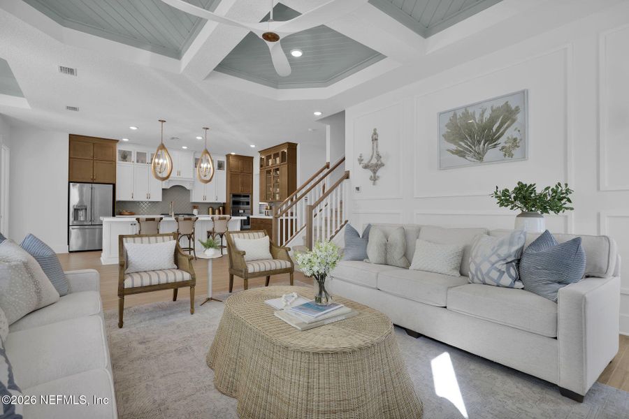 Furnished interior view inside a new home in , Ponte Vedra (Image 43).