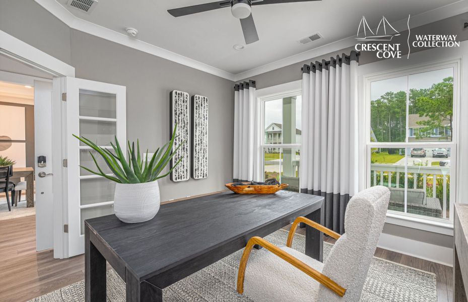 Representative furnished interior of a home built from the Woodward - Waterway Collection by Pulte Homes in Crescent Cove, Myrtle Beach (Image 24).