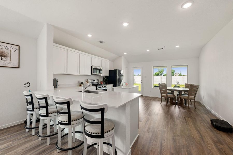 Furnished interior view inside a new home in , League City (Image 27).