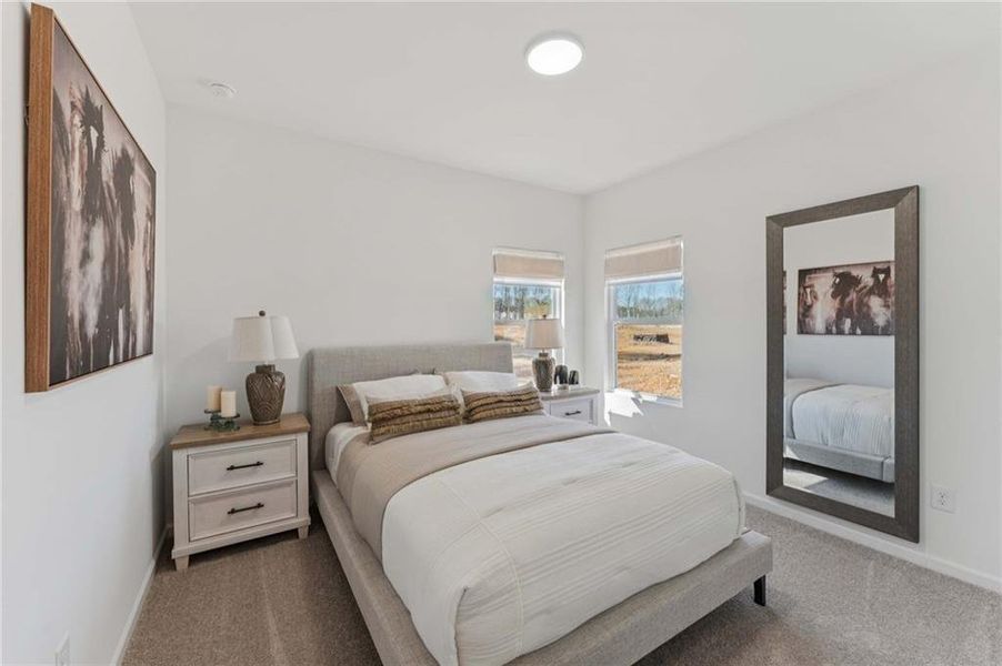 Furnished interior view inside a new home in , Dallas (Image 40).