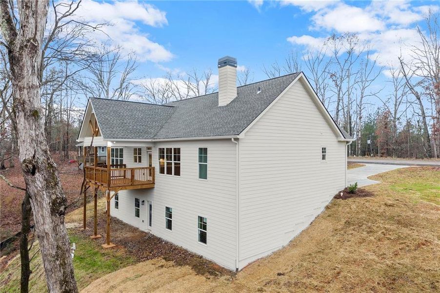 Exterior details and patio area of a home in , Waleska (Image 4). Exterior details and patio area of a home in , Waleska (Image 4).