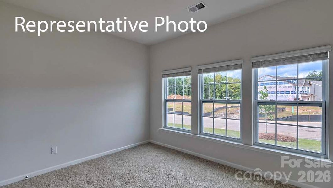 Spacious, unfurnished interior of a new home in Secrest Commons, Monroe (Image 10).