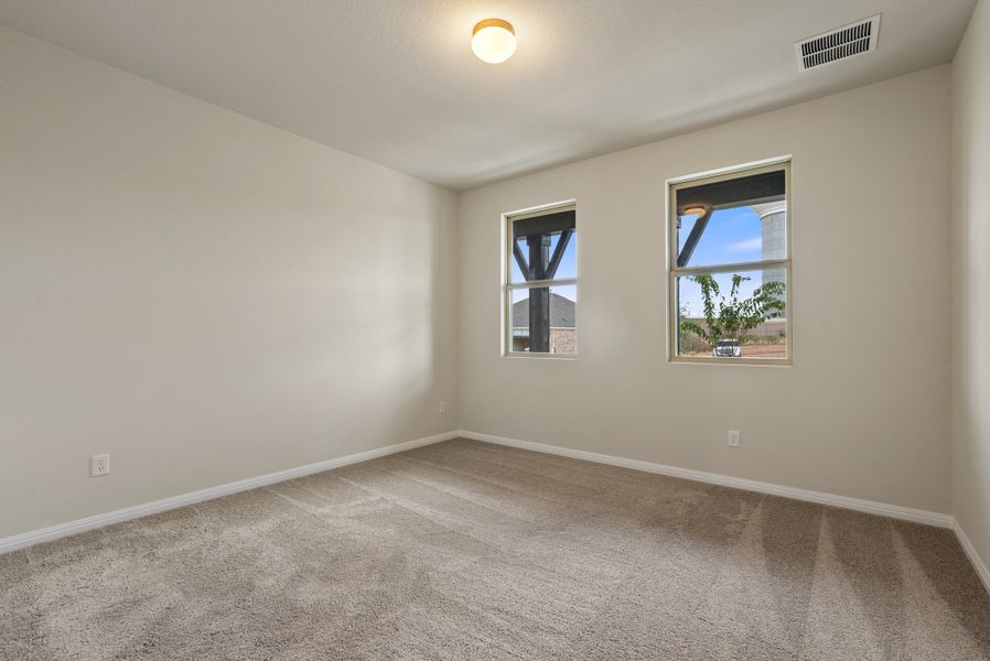 Representative unfurnished interior of a home built from the Texoma by Ashton Woods in The Colony 50s, Bastrop (Image 16).