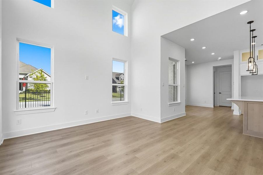 Spacious, unfurnished interior of a new home in Walsh: Townhomes - The Patios, Aledo (Image 21). Spacious, unfurnished interior of a new home in Walsh: Townhomes - The Patios, Aledo (Image 21).