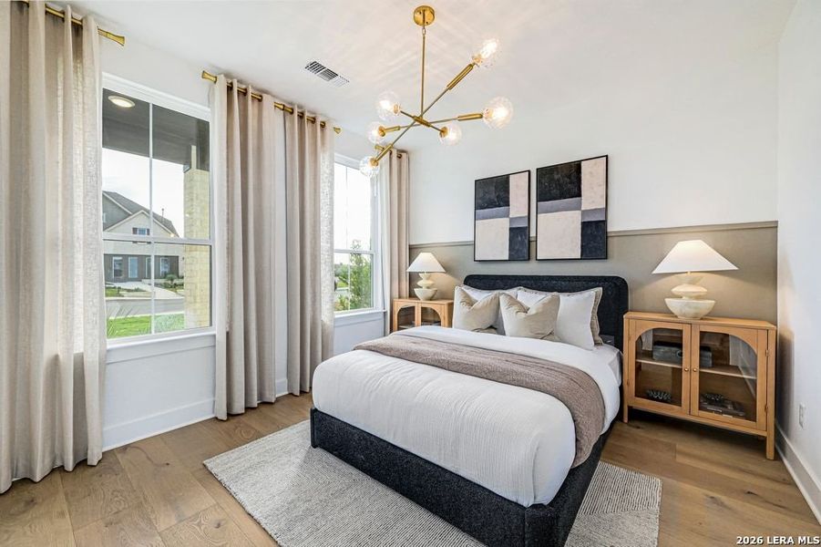Furnished interior view inside a new home in Nopal Valley, San Antonio (Image 33).