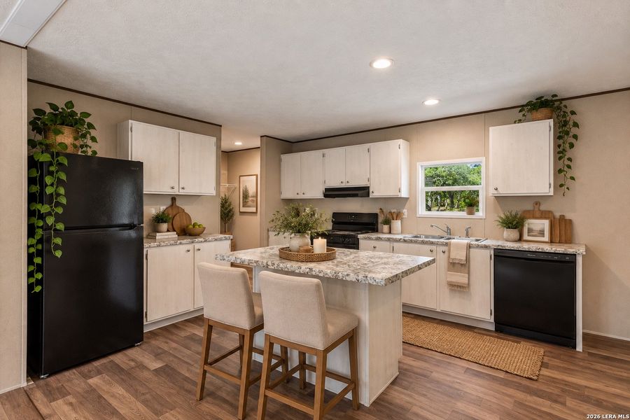 Furnished interior view inside a new home in , Hondo (Image 10).