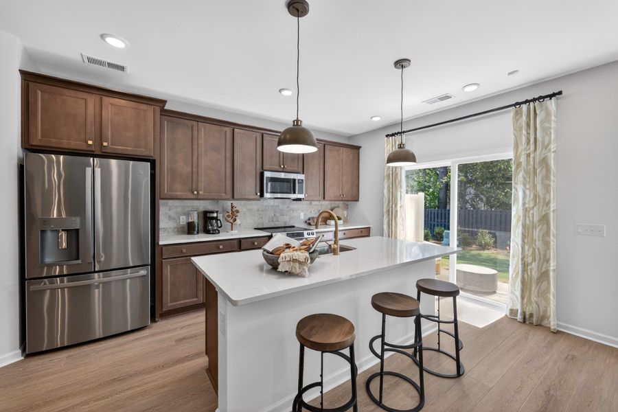 Representative furnished interior of a home built from the Hanover by Tri Pointe Homes in Amplitude, Charlotte (Image 14).