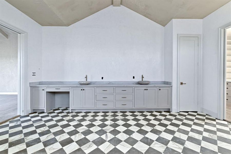 Furnished interior view inside a new home in , Krum (Image 12).