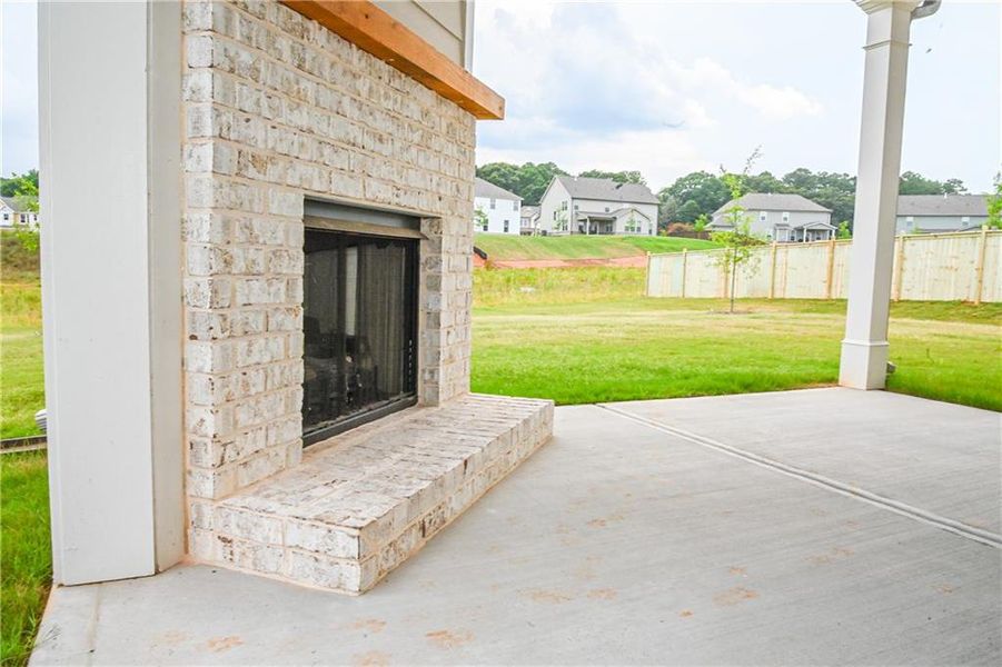 Exterior details and patio area of a home in , Stockbridge (Image 47).