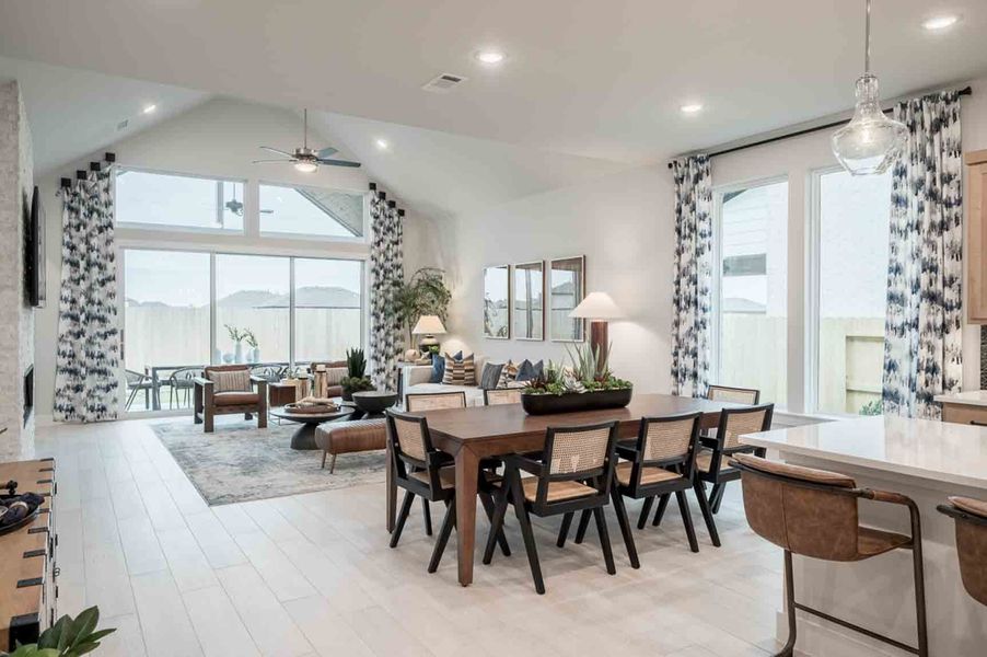 Representative furnished interior of a home built from the Falcon by Tri Pointe Homes in Oakhill Reserve 50’, Tomball (Image 8). Representative furnished interior of a home built from the Falcon by Tri Pointe Homes in Oakhill Reserve 50’, Tomball (Image 8).