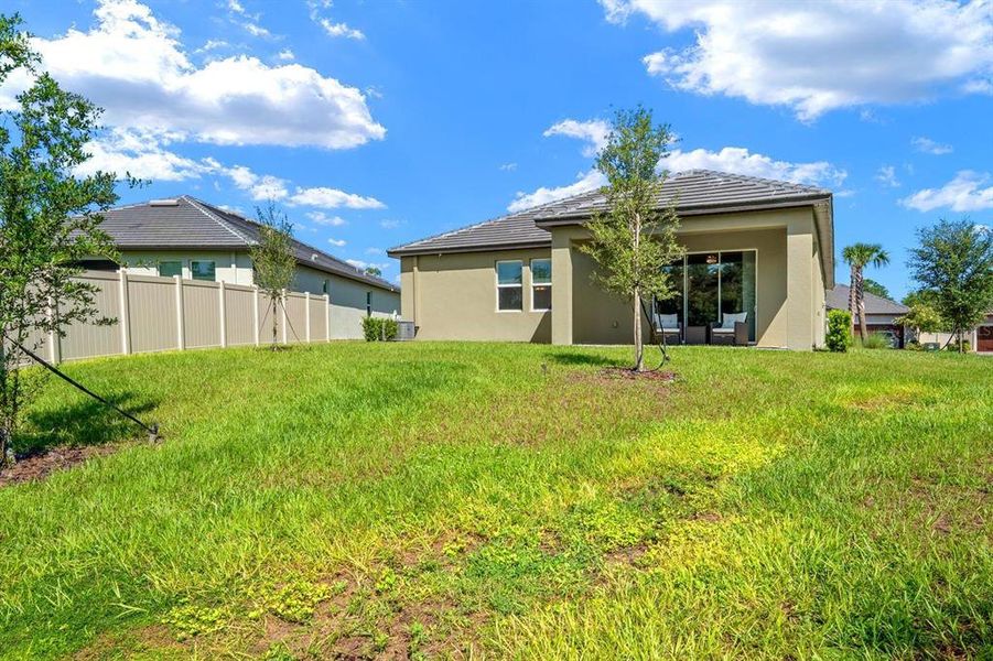 Exterior details and patio area of a home in Angeline Active Adult, Land O' Lakes (Image 3). Exterior details and patio area of a home in Angeline Active Adult, Land O' Lakes (Image 3).