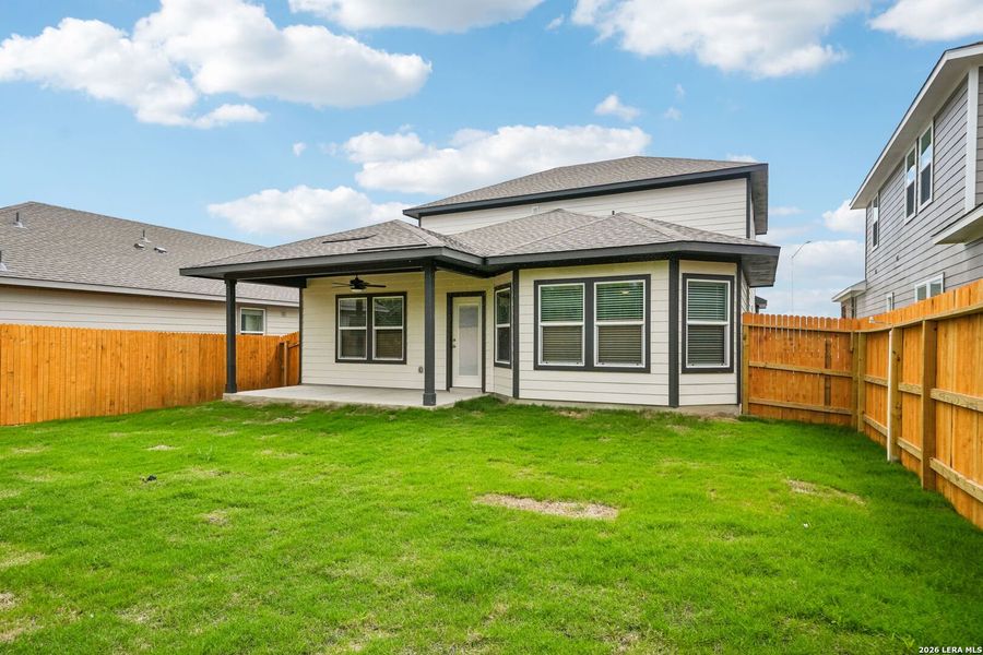 Exterior details and patio area of a home in Stetson Ridge, Marion (Image 3).