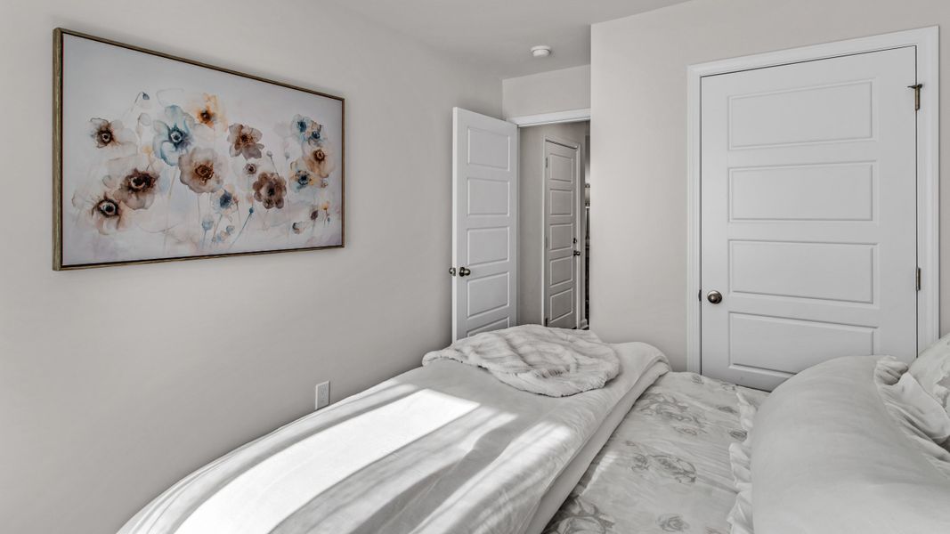 Representative furnished interior of a home built from the Freeport by D.R. Horton in Bailey Park, Fayetteville (Image 14).