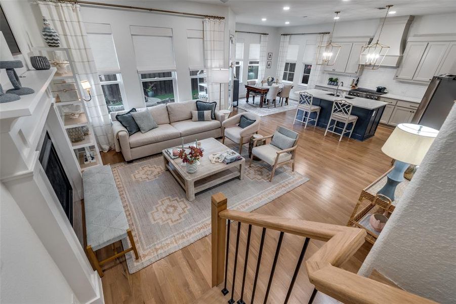 Furnished interior view inside a new home in , Dallas (Image 23).