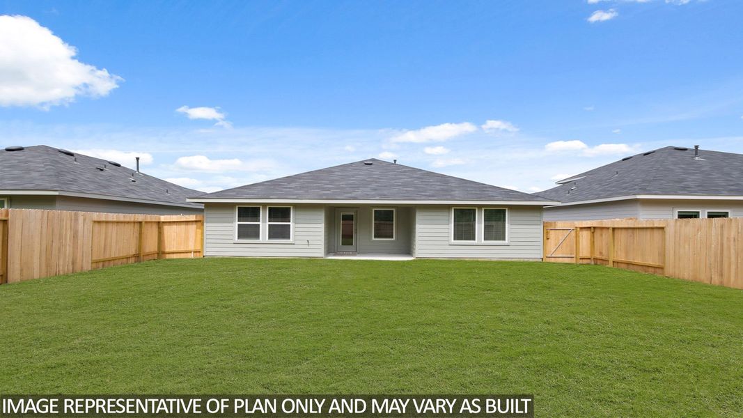 Exterior details and patio area of a home in Mill Creek, Magnolia (Image 3). Exterior details and patio area of a home in Mill Creek, Magnolia (Image 3).